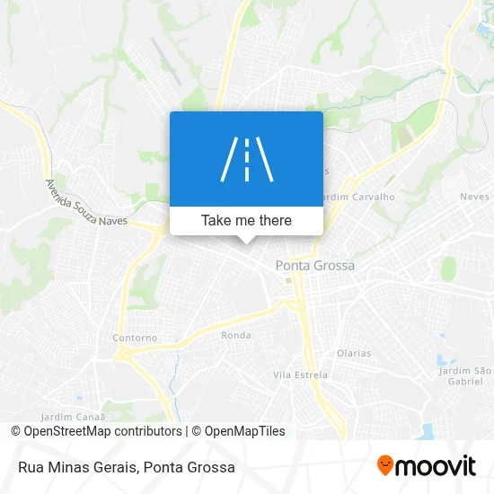 Rua Minas Gerais map