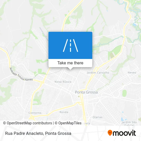 Rua Padre Anacleto map