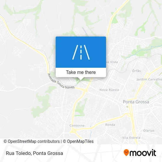 Rua Toledo map