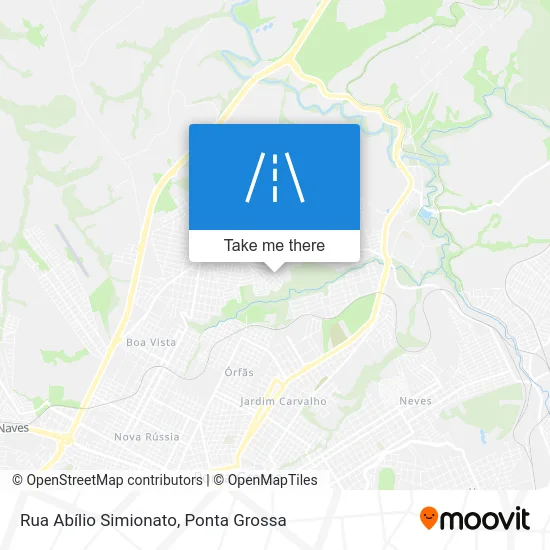 Rua Abílio Simionato map