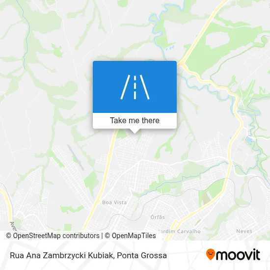 Rua Ana Zambrzycki Kubiak map