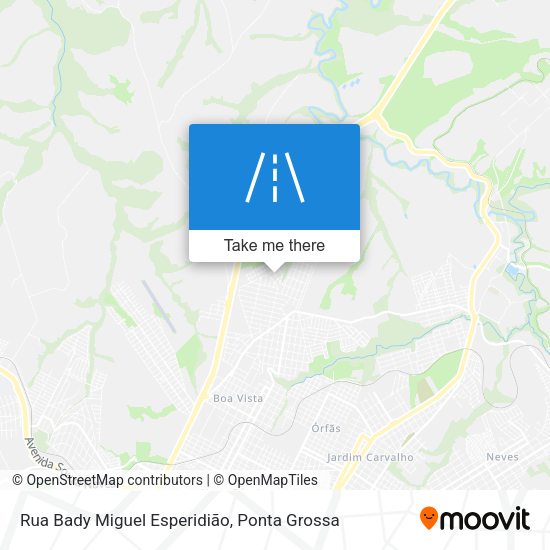 Rua Bady Miguel Esperidião map