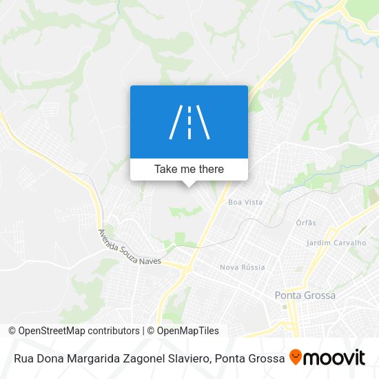 Rua Dona Margarida Zagonel Slaviero map