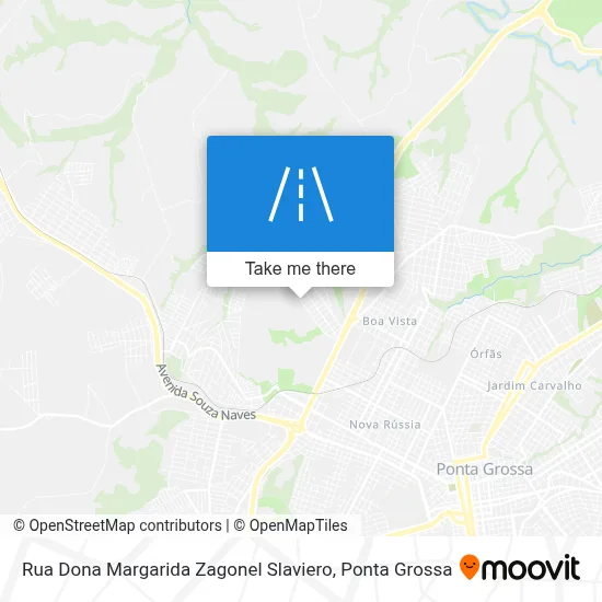 Rua Dona Margarida Zagonel Slaviero map