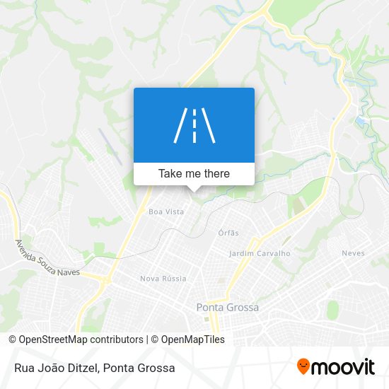 Rua João Ditzel map
