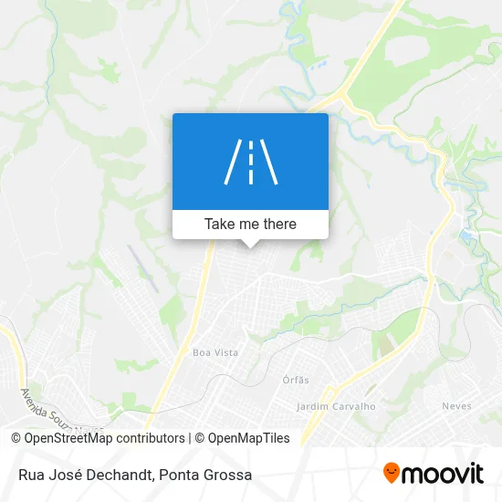 Rua José Dechandt map