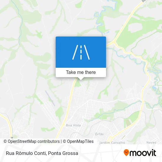 Rua Rômulo Conti map
