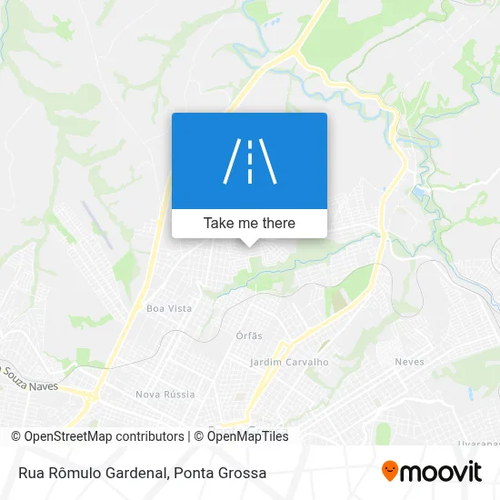 Rua Rômulo Gardenal map