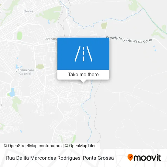 Rua Dalila Marcondes Rodrigues map