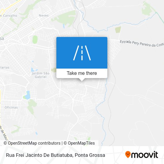 Rua Frei Jacinto De Butiatuba map