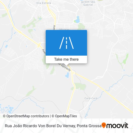 Rua João Ricardo Von Borel Du Vernay map
