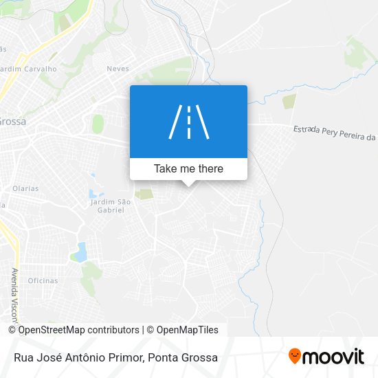 Rua José Antônio Primor map