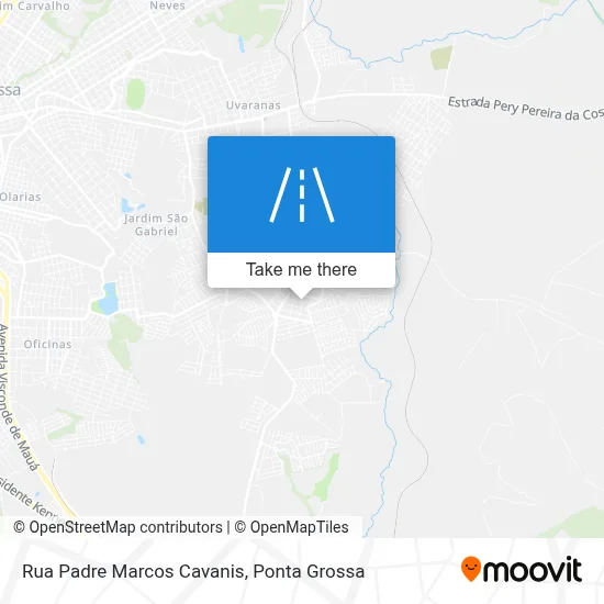 Rua Padre Marcos Cavanis map
