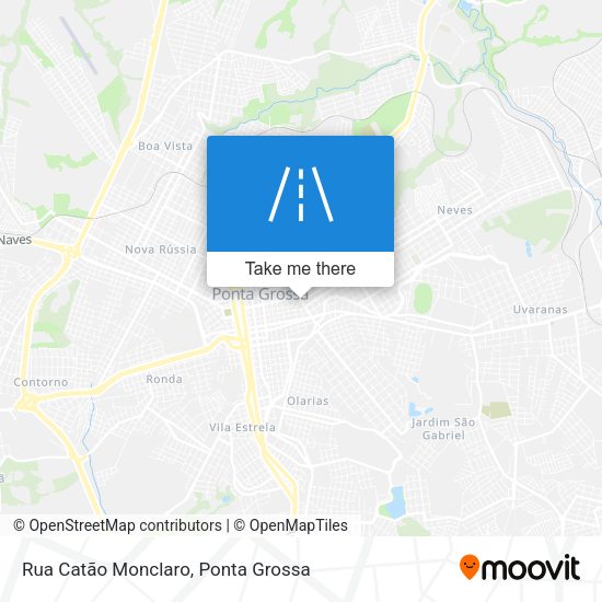Rua Catão Monclaro map