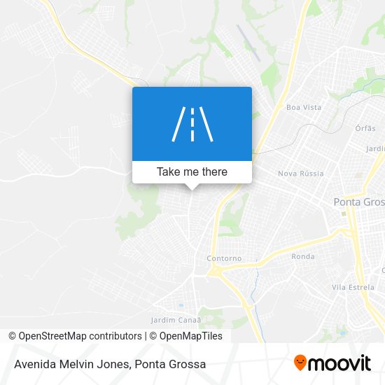 Avenida Melvin Jones map