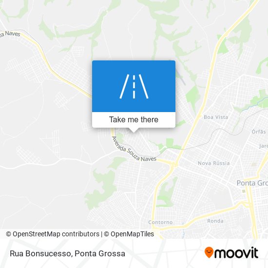 Mapa Rua Bonsucesso
