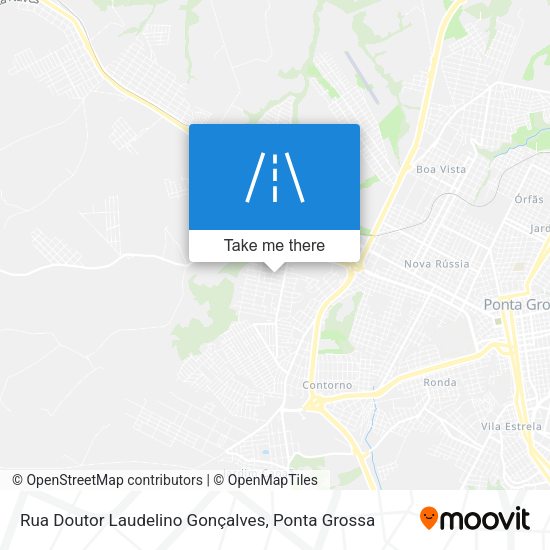Rua Doutor Laudelino Gonçalves map