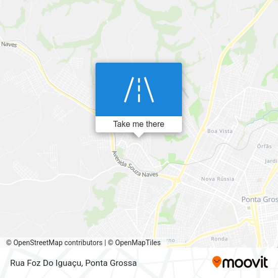Rua Foz Do Iguaçu map