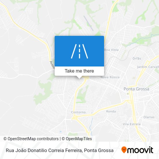 Rua João Donatilio Correia Ferreira map