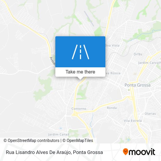 Rua Lisandro Alves De Araújo map