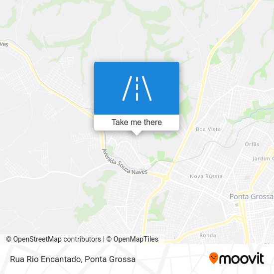 Rua Rio Encantado map