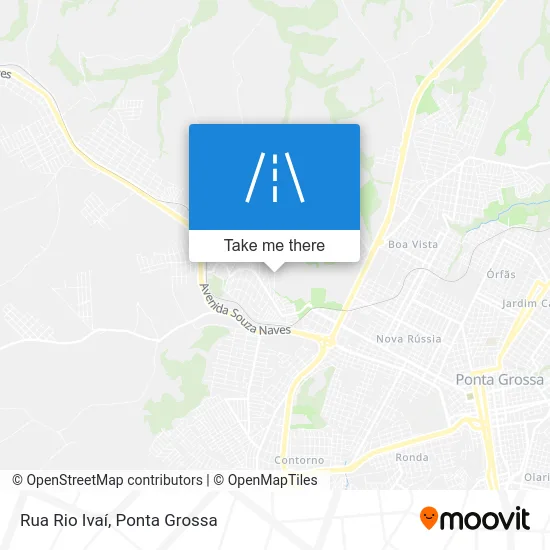 Rua Rio Ivaí map