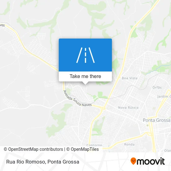 Rua Rio Romoso map