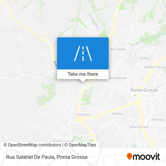 Rua Salatiel De Paula map