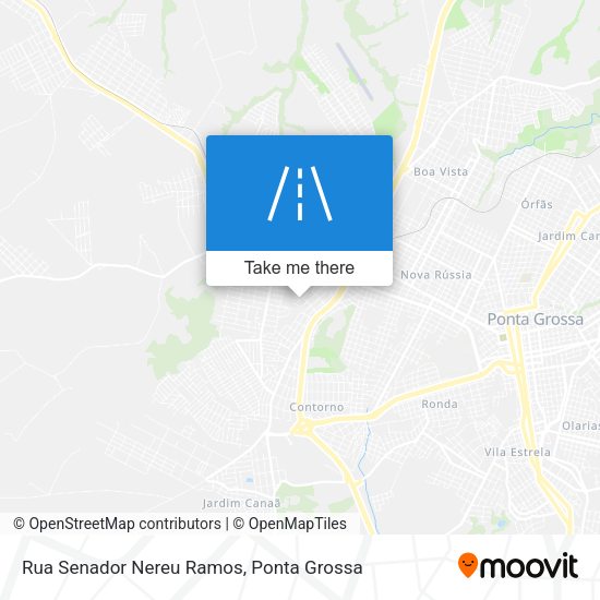 Rua Senador Nereu Ramos map