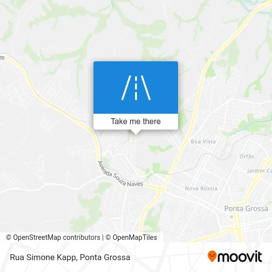 Rua Simone Kapp map