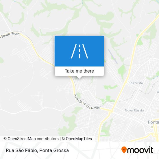 Rua São Fábio map
