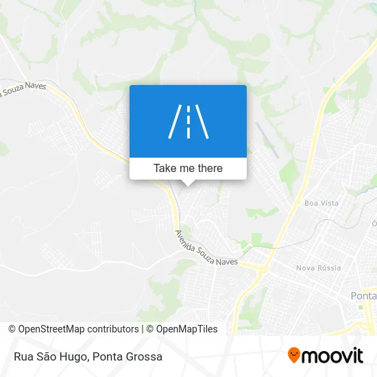 Rua São Hugo map