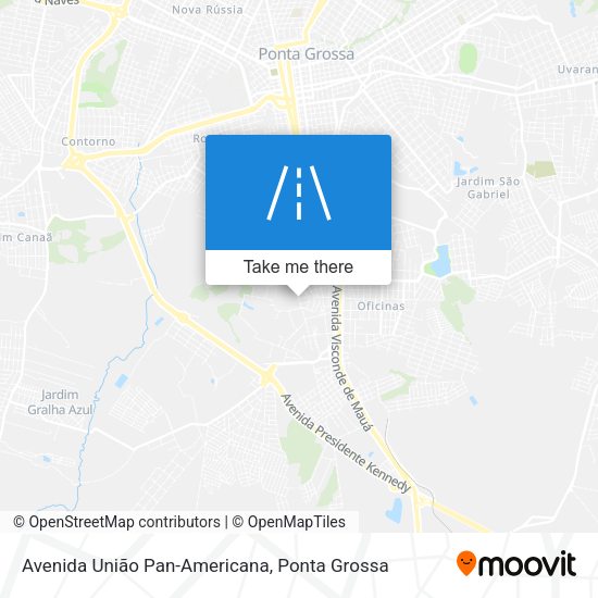 Avenida União Pan-Americana map