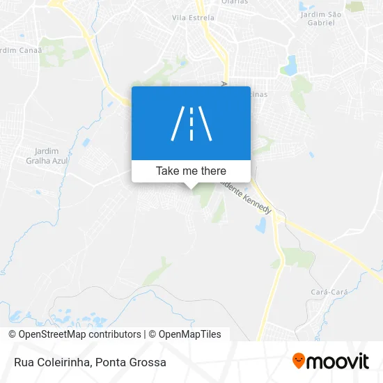 Rua Coleirinha map