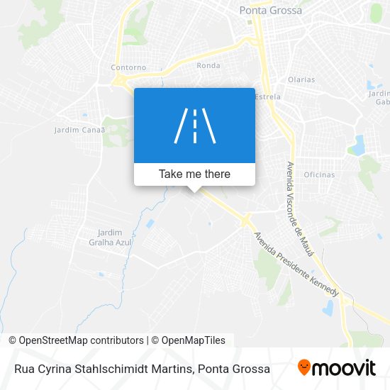 Rua Cyrina Stahlschimidt Martins map