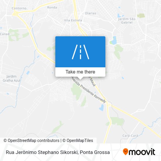 Rua Jerônimo Stephano Sikorski map