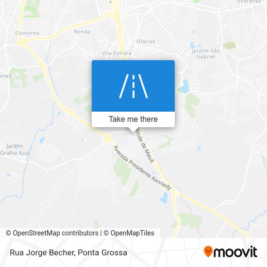 Rua Jorge Becher map