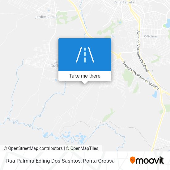 Rua Palmira Edling Dos Sasntos map