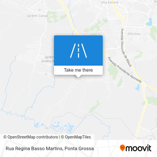 Rua Regina Basso Martins map