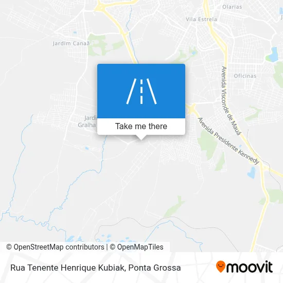 Rua Tenente Henrique Kubiak map