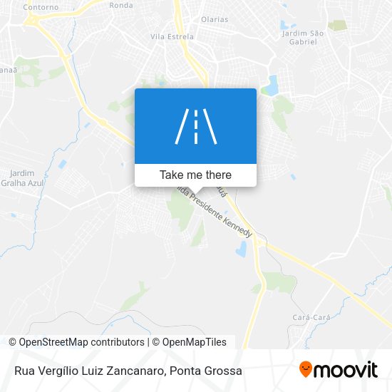 Rua Vergílio Luiz Zancanaro map