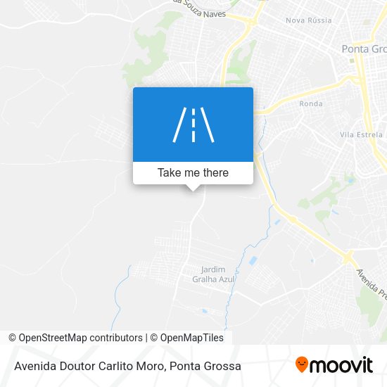 Avenida Doutor Carlito Moro map