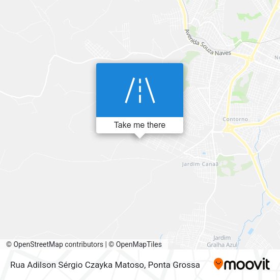 Rua Adilson Sérgio Czayka Matoso map