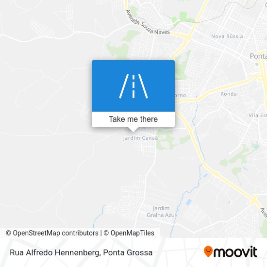 Rua Alfredo Hennenberg map