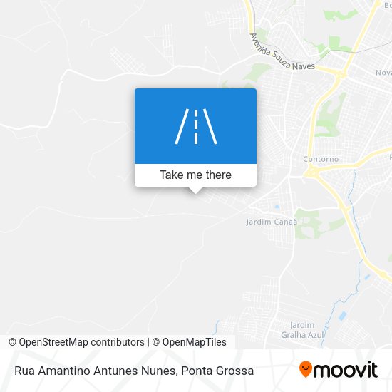 Rua Amantino Antunes Nunes map