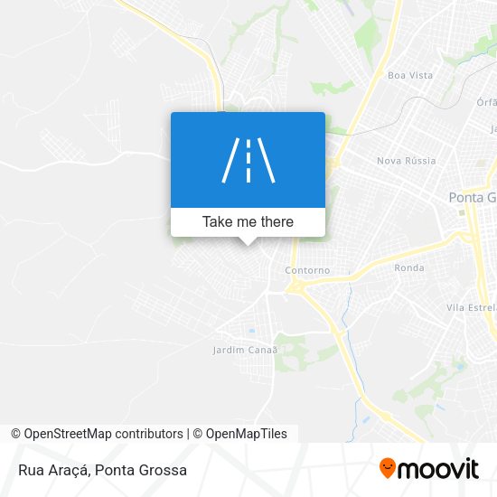 Rua Araçá map