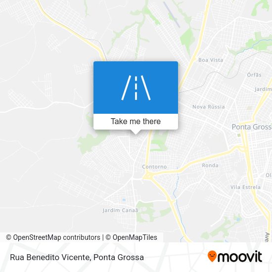 Rua Benedito Vicente map