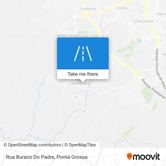 Rua Buraco Do Padre map