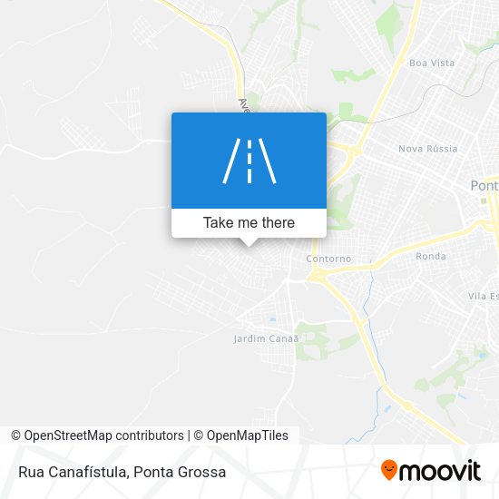 Rua Canafístula map