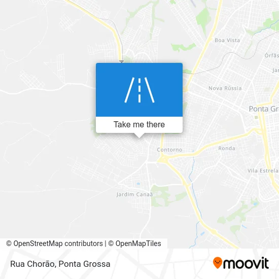 Rua Chorão map